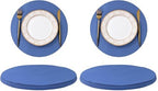 SHACOS 100 pcs Round Paper Placemats Disposable 13 inch Colored Paper by SHACOS