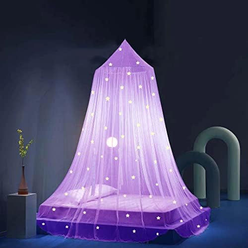 Bed Canopy for Girls Mosquito Net, Princess Bed Canopy for Girls Room Decor - Image 2