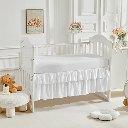 3 Pieces Tufted Stripes Crib Bedding Set - Image 6