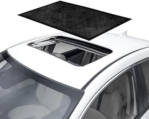 Car Window Shade, 25.6"×39.4" Breathable Mesh Magnetic Auto Sunroof Sunshade by Unknown