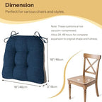 Chair Cushions for Dining Chairs Set of 2 - Image 2