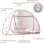 Portable Pop-Up Brown Mosquito Net Tent - Image 3