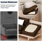 8Pcs Outdoor Cushion Covers, Stretch Patio Furniture Couch Chair Slipcovers - Image 5