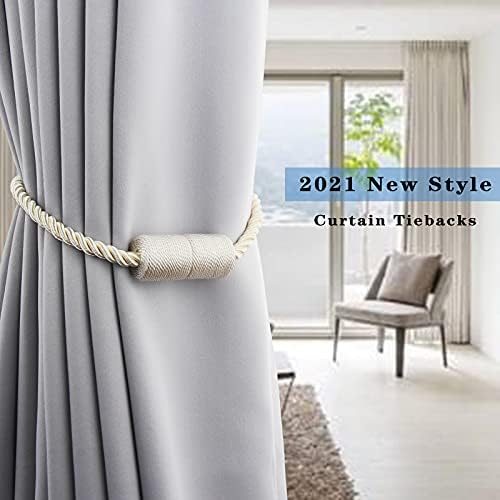 Magnetic Curtain Tiebacks Holdbacks Decorative Tie Backs - Image 6