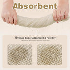 Muslin Hooded Baby Towels 2 Pack, 100% Cotton Baby Bath Towels - Image 7