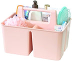 Shower Caddy Organizer with Handle, 3 Compartments, Portable Storage Bin by EnjoyOrganizer