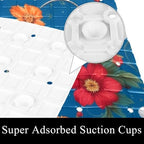 Bath Tub Shower Mat, Washable Bathtub Floor Mats, Suction Cups and Drain Holes - Image 3