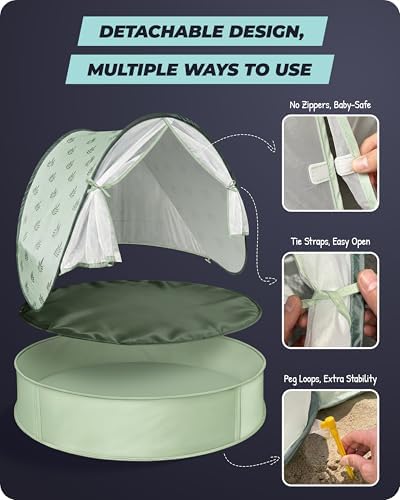 Pop-Up Baby Beach Pool Tent - Image 5