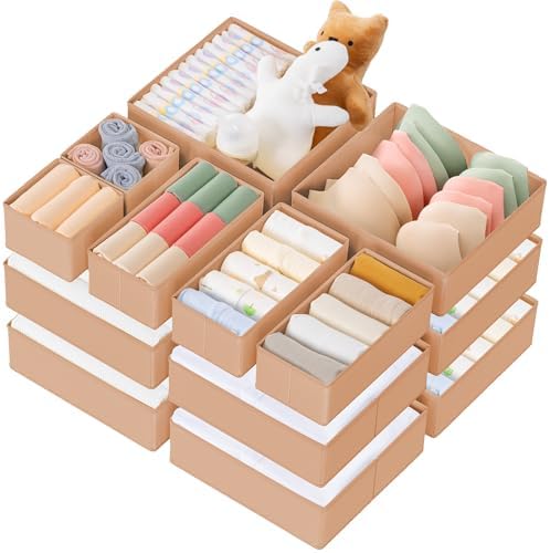 Criusia Drawer Organizer Clothes, 21 Pack Dresser Organizer by Criusia
