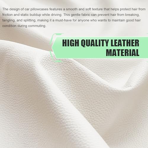 Shakas 2 PCS Cars Headrest Covers, Full Wrap-around Non-marking Fit - Image 3