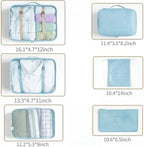 LANSKLBD 6/8 Set Packing Cubes for Suitcases Travel Luggage Packing Organizers - Image 7