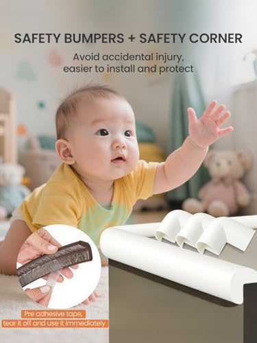 Baby Corner Protector Guards, 6.6FT 0.47'' Thick, Peel and Stick - Image 5
