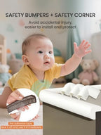 Baby Corner Protector Guards, 6.6FT 0.47'' Thick, Peel and Stick - Image 5