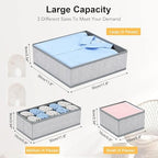 DIMJ Drawer Organizer Clothes 15 Pack - Image 2