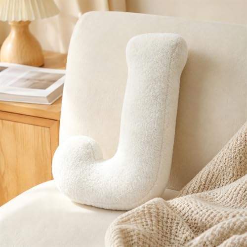 Letter Plush Pillow, Letter Hugging Throw Pillows, Decorative Initial Letter by Shapeazy