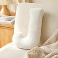 Letter Plush Pillow, Letter Hugging Throw Pillows, Decorative Initial Letter by Shapeazy