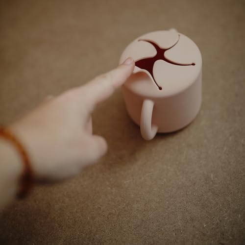 mushie Silicone Snack Cup | Spill Proof Food Container - Image 3