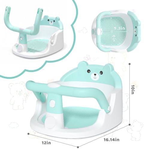 Baby Bath Seat for Babies 6 Months & up Non-Slip Toddler Bath Seats for Sitting - Image 7