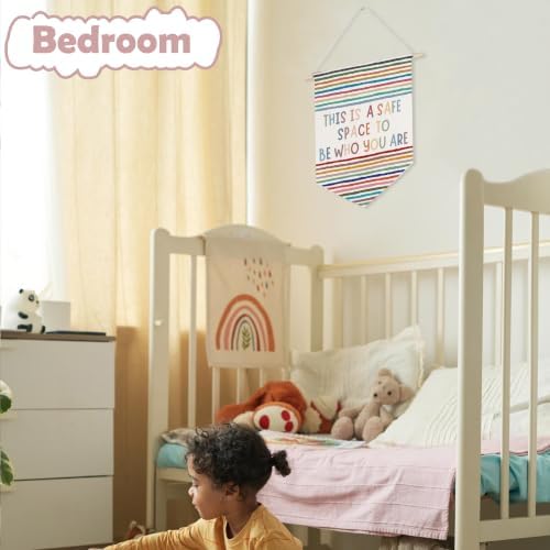 Ghueghe Boho Colorful Classroom Canvas Banner Wall Decor - Image 6