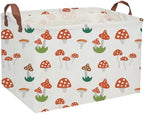 Kids Basket Mushroom Baskets Boys and Girls Basket Rectangular Cute Storage Bin by DDBASKET