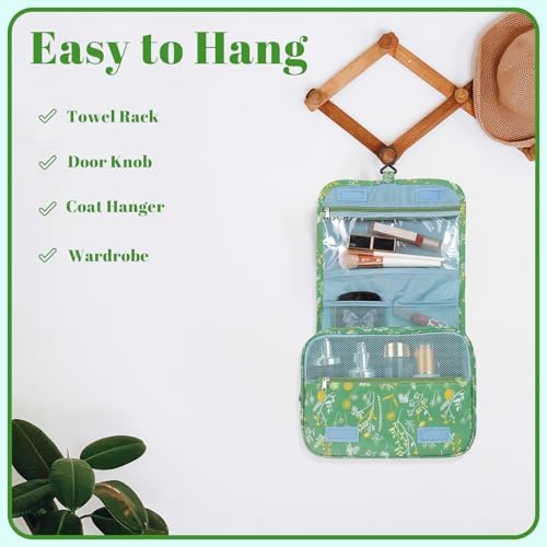 Hanging Toiletry Bag for Women, Portable Cosmetic Summer Beach Bag - Image 4