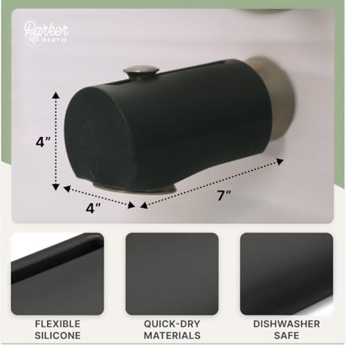 Parker Baby Co. Soft Silicone Bathtub Faucet Safety Spout Cover - Image 4