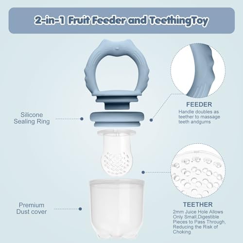 Baby Fruit Food Feeder Breastmilk Popsicle Molds, Silicone Food Freezer Tray - Image 6
