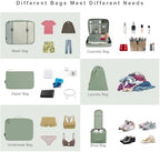BAGAIL 8 Set Packing Cubes Luggage Packing Organizers - Image 5