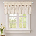 ASPMIZ Farmhouse Valances for Windows, 52x18 Inches, 1 Panel by ASPMIZ