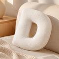 Decorative Initial Letter Shaped Throw Pillows by Shapeazy