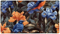 Bathtub Mat Non Slip 26.8x15.1 Inch, Tropical Leaves Flowers Birds Shower Mat by Anna+Cowper