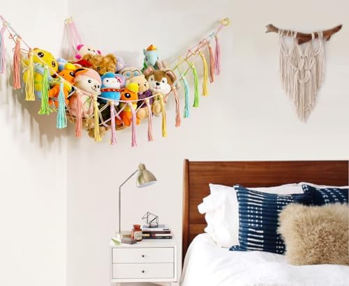 YKBU Stuffed Animals Hammock Corner Hanging Net - Image 4