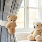 Chumia 2 Pcs Bear Curtain Tiebacks Cute Nursery Decor - Image 5