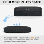 BAGAIL 4 Set/6 Set/8 Set Compression Packing Cubes Travel Accessories - Image 5