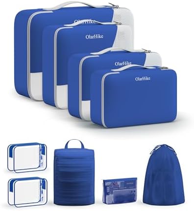 OlarHike Packing Cubes for Travel, Gifts for Women Mom, Anti-Tearing Suitcase by OlarHike