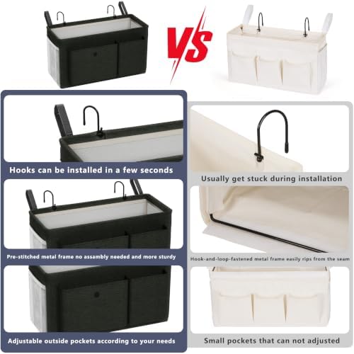 Bedside Caddy Bedside Storage Hanging Organizer - Image 3