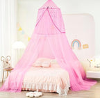 Bed Canopy for Girls, Unicorn Princess Bed Canopy Bedroom Accessories Decor - Image 2