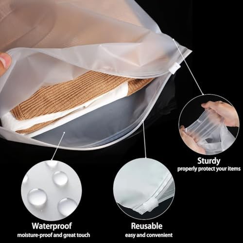 Belit 20 Pcs Travel Luggage Organizer Bags, 4 Sizes Packaging Bags - Image 3
