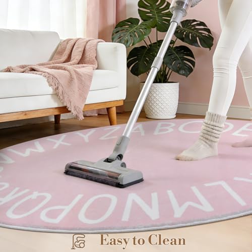 Topotdor Oval ABC Area Rug, 47x70 Inch Soft Floor Carpet - Image 7