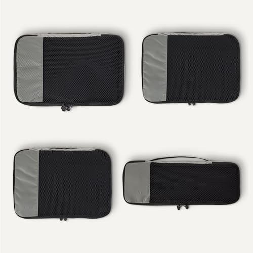 Amazon Essentials 4-Piece Packing Cubes Travel Accessories Set, Space-Saving - Image 5