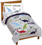 Trend Collector Dinosaur Toddler Comforter Set 4 Piece Bedding by JayFranco