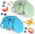 Daximo 2 Pack Snack Cups for Toddlers Spill Proof by Daximo