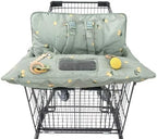 Shopping Cart Cover for Baby 2 in 1 High Chair Covers for Restaurant by HALAAVAUVA