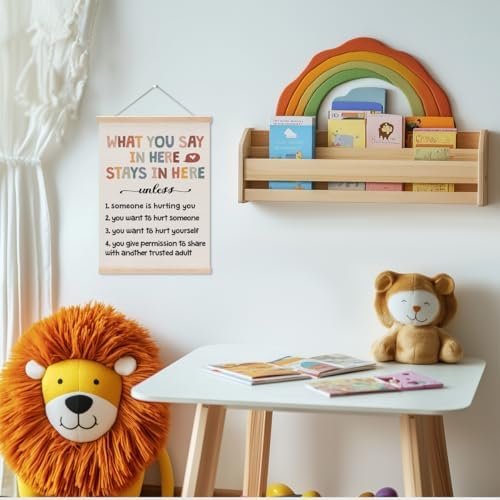 Inspirational Boho Poster Hanger, Therapy Office Decor Growth Mindset Wall Decor - Image 2