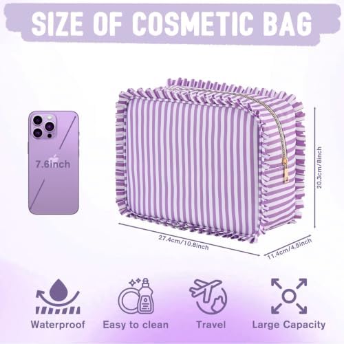 Ruffled Makeup Bag - Image 5