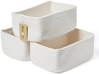 MiniArk Small Storage Baskets for Organizing | Closet Organizer Bins | Shelf by MiniArkStorageBasketsHome