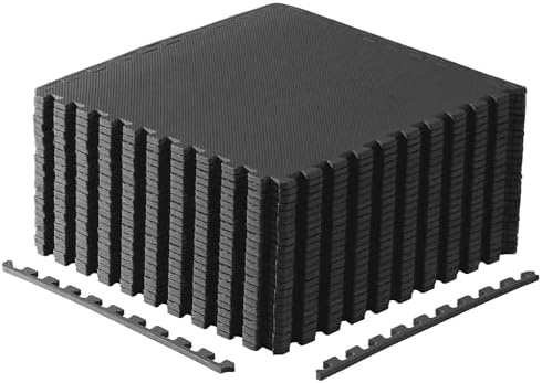CAP Puzzle Exercise Mats | 1/2” Thick EVA Interlocking Foam Tiles by CAP