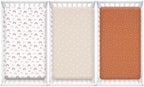 PHF 3 Pack Soft Rainbow Crib Sheets Fitted, Silky Comfy Breathable Baby Sheets - Image 6