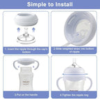 Straw Cup Conversion Kit for Philips Avent Natural Baby Bottles, Toddler - Image 7