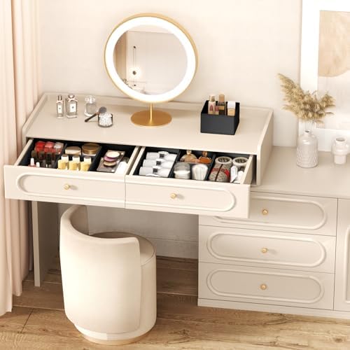 DIMJ Drawer Organizers Clothes, Fabric Closet Organizers and Storage, Shallow - Image 4